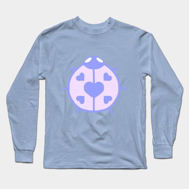 Blue Love Bug [Big] Long Sleeve T-Shirt by BeetleHugs